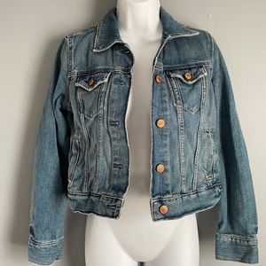 Gap brand women jean jacket size xs used